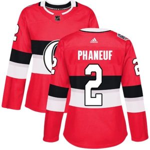 Damen Ottawa Senators Trikot Dion Phaneuf 2 Rot 2017 100 Classic Authentic